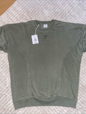 Gymshark Men's Crewneck Sweatshirt in Olive